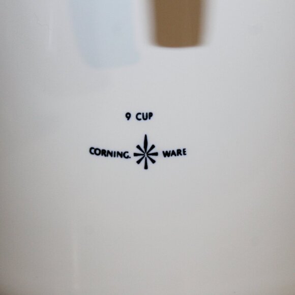 Vintage CorningWare Black Starburst 9 Cup Percolator Coffee Pot - Picture 13 of 16